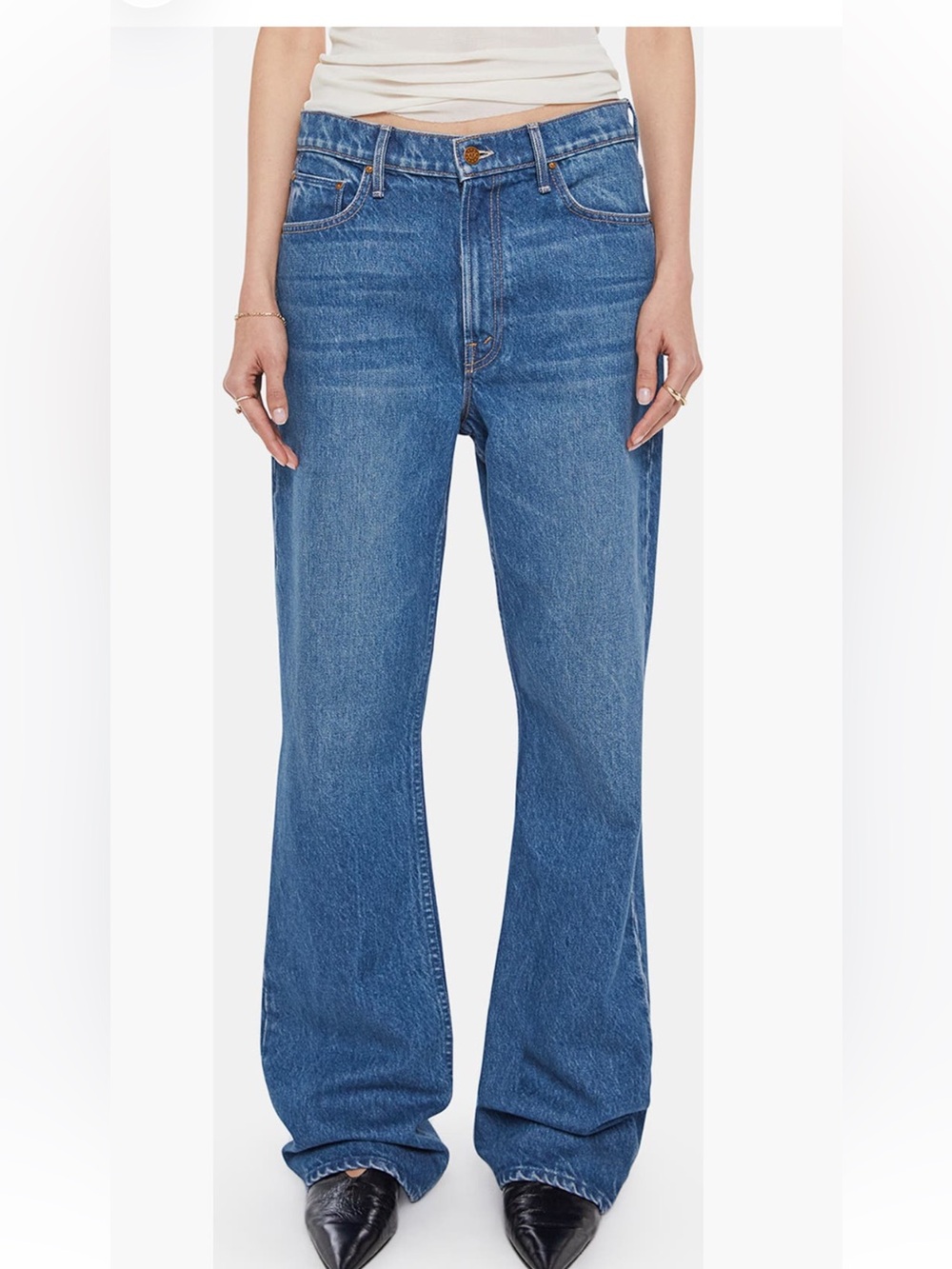 MOTHER Snacks The Mixer Heel Jeans- size 27